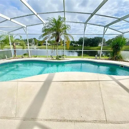 Beautiful Waterfront Home With Heated Pool And Game Room Davenport Exterior photo